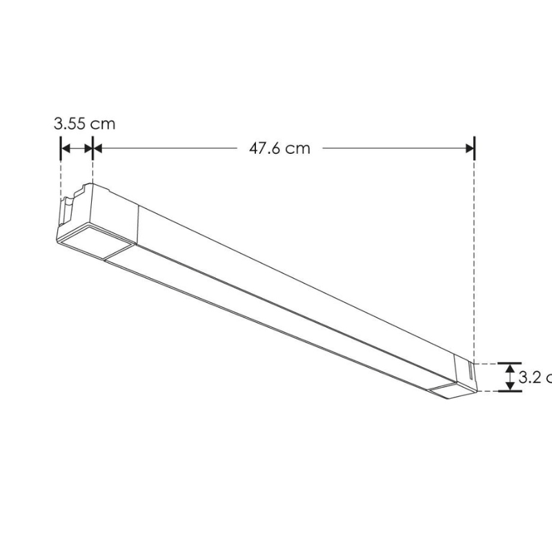 Lampara Lineal 30W Riel Electrificado - Wattko