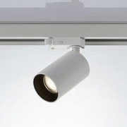 Lampara Negra Dirigible Riel Electrificado12W, 127V, En Blanco Neutro y Calido - Wattko