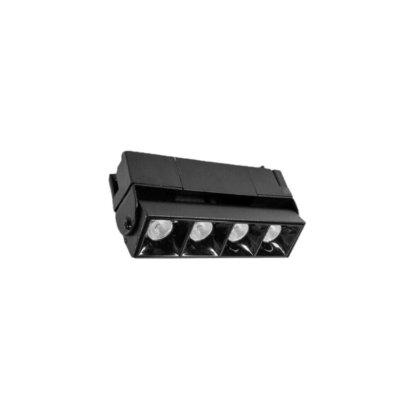 Lampara Puntual Dirigible 10W, 127V, Riel Electrificado En Blanco Neutro y Calido - Wattko