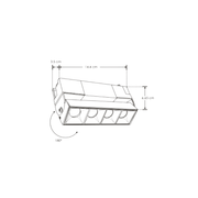 Lampara Puntual Dirigible 10W, 127V, Riel Electrificado En Blanco Neutro y Calido - Wattko