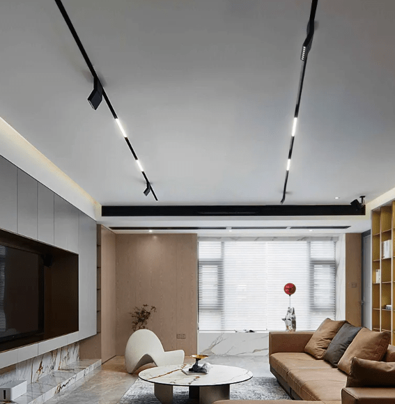 Lampara Puntual Dirigible 20W, 127V, Riel Electrificado En Blanco Neutro y Calido - Wattko