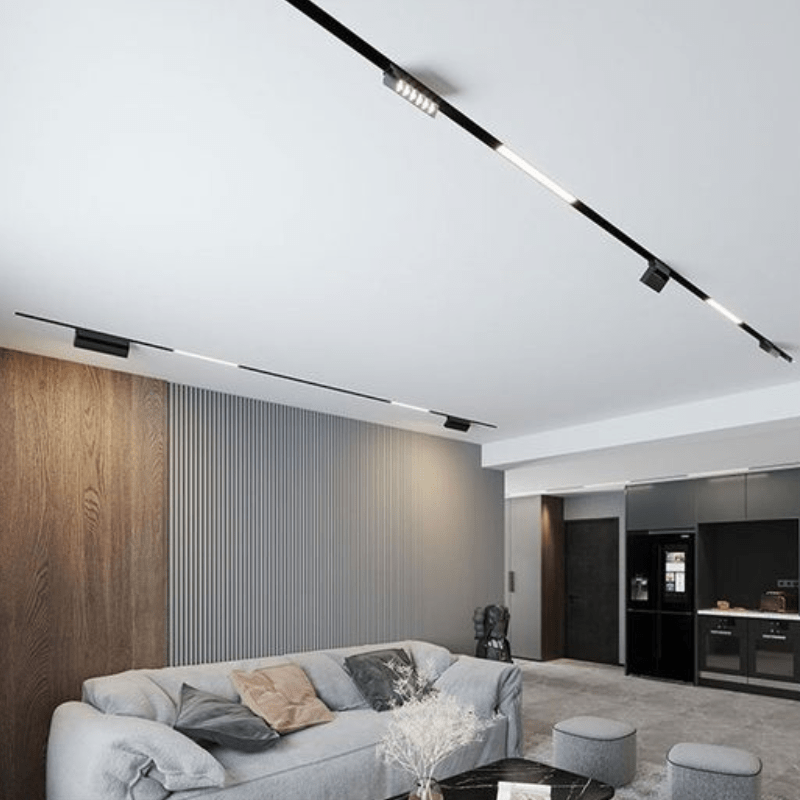 Lampara Puntual Fija 20W, 127V, Riel Electrificado En Blanco Neutro y Calido - Wattko