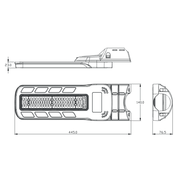 Lampara Suburbana 40W Con Fotocelda Para Exterior - Wattko