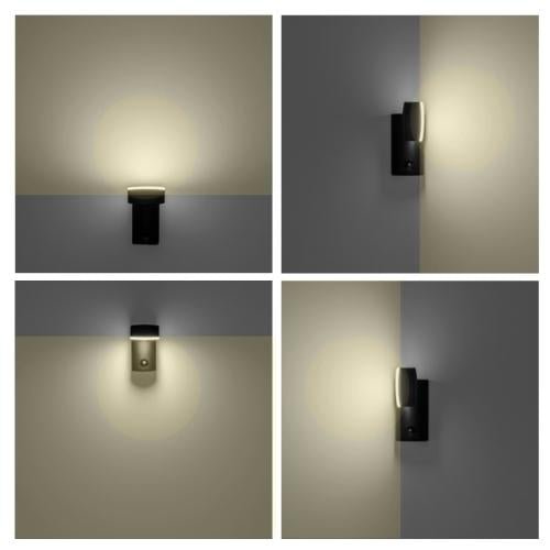 Luminaria Circular 360° Sensor De Mov Sobreponer 12W 3K Blanco Cálido - Wattko