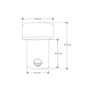 Luminaria Circular 360° Sensor De Mov Sobreponer 12W 3K Blanco Cálido - Wattko