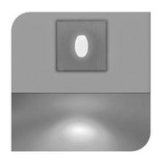 Luminaria Cortesía Cuadrado de Empotrar Salida de Luz puntual 2.5W Blanco Cálido - Wattko
