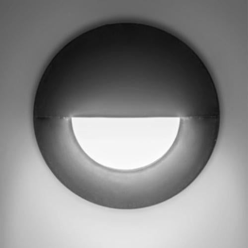 Luminaria Cortesia Luna Media 1W 3K Blanco Cálido - Wattko