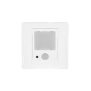 Luminaria De Cortesia Cuadrada Con Sensor de Mov, Empotrar 1W 3K Blanco Cálido - Wattko