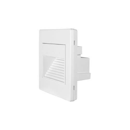 Luminaria De Cortesía Cuadrada, Empotrar 1W 3K Blanco Cálido - Wattko