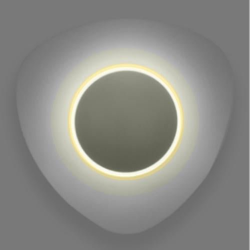 Luminaria Irregular Moderna Para Pared Blanca 5W Blanca Cálida - Wattko