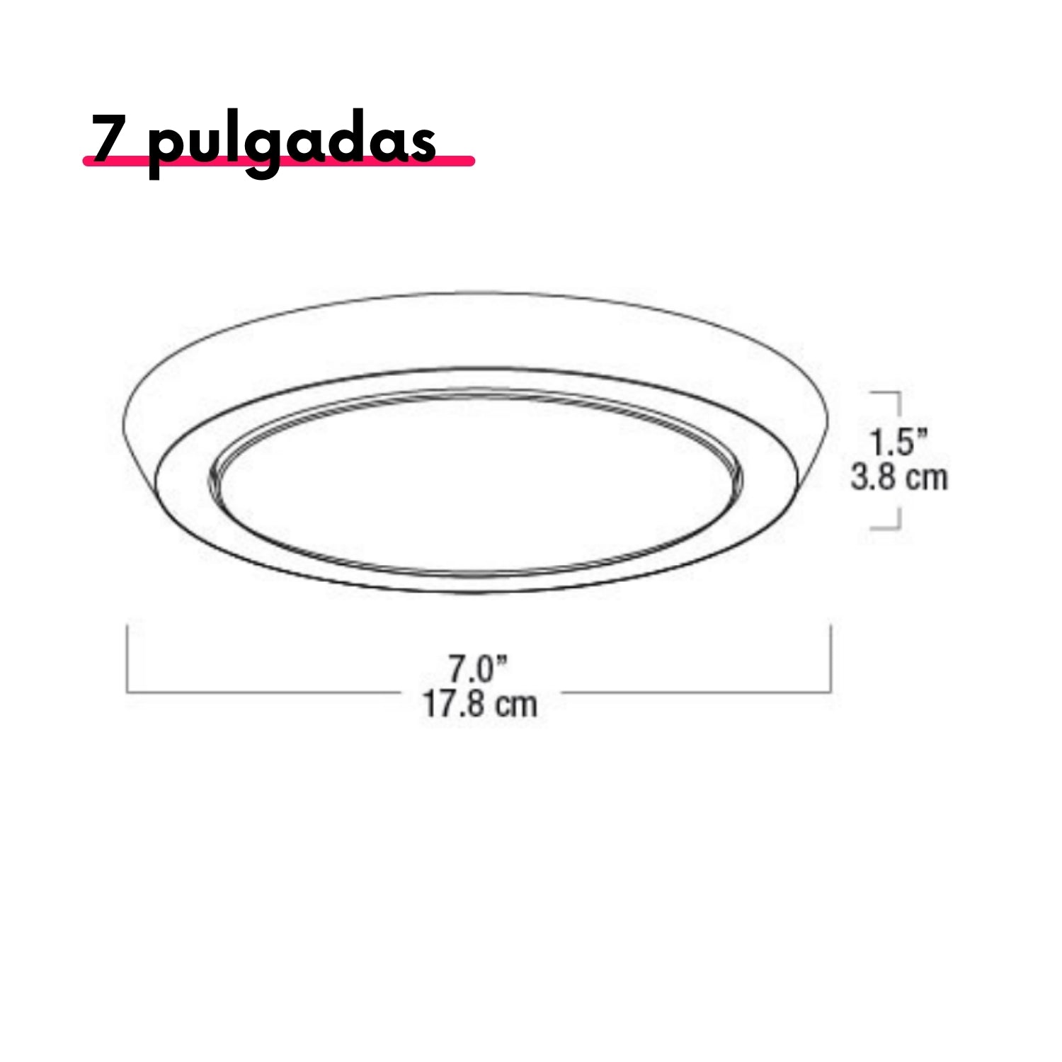 Luminaria LED Exterior Atenuable NDR Aura - Wattko