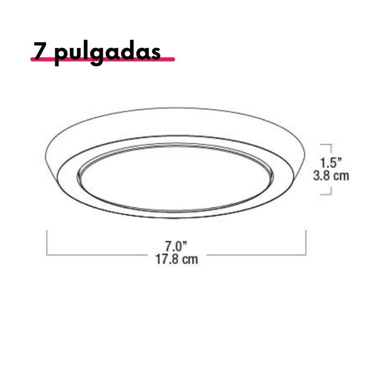 Luminaria LED Exterior Atenuable NDR Aura - Wattko