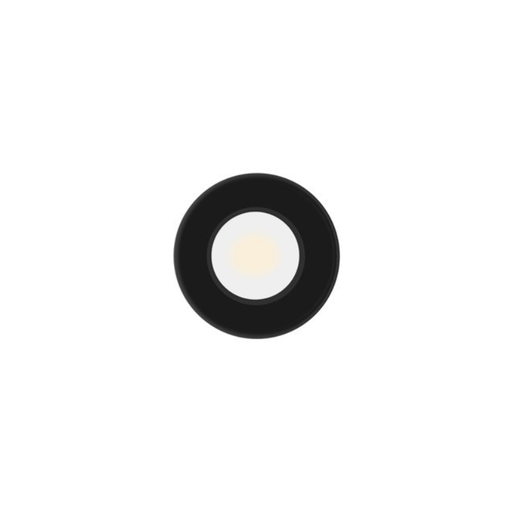 Luminaria LED Negra 2W De 12V Para Empotrar En Muebles De Madera - Wattko