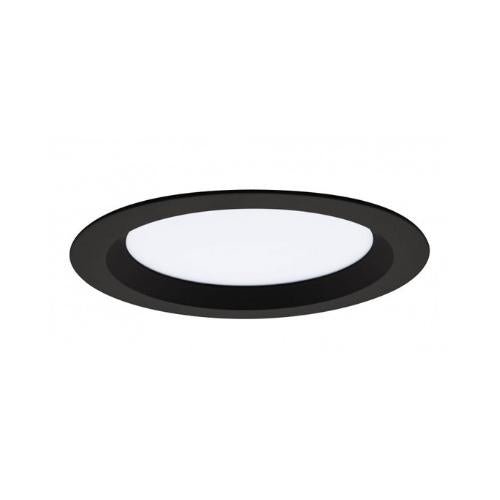 Luminaria LED Para Techo 13W Negra 6" Atenuable Con Anti Brillo - Wattko