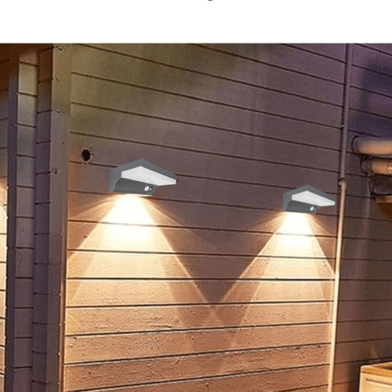 Luminaria Solar De Sobreponer 3W De Cortesía Blanco Cálido 3000K - Wattko