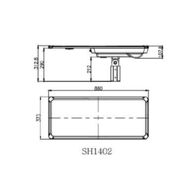Luminaria Suburbana Solar 40W, C/ 48 Hrs Batería De Respaldo. - Wattko