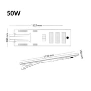 Luminaria Suburbana Solar STR 30W, 50W, 100W, 120W - Wattko