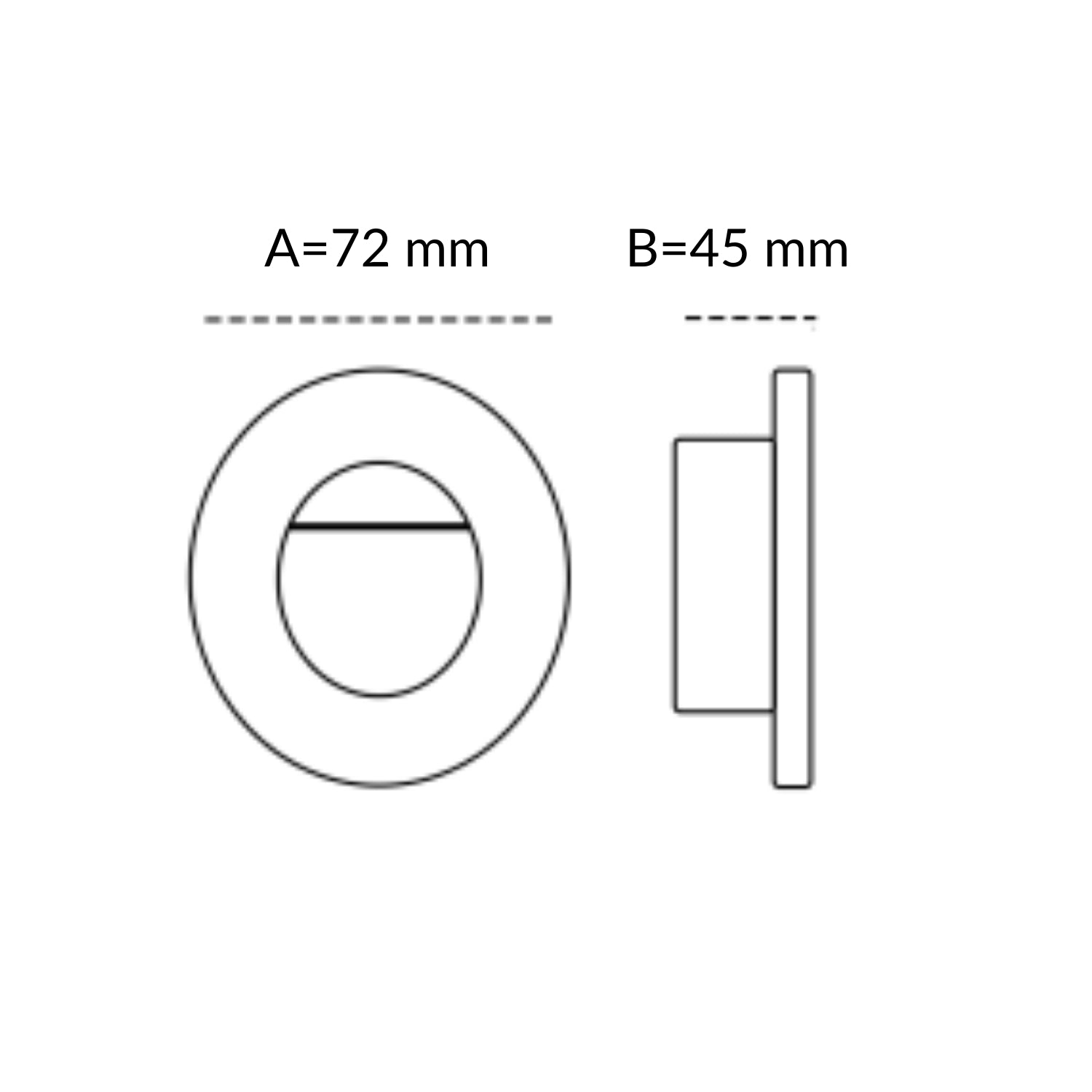 Luz LED de cortesia para exterior CAELI R - Wattko