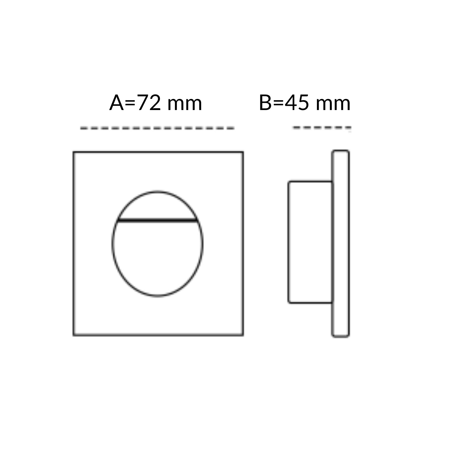 Luz LED de cortesia para exterior CAELI S - Wattko