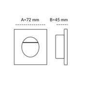 Luz LED de cortesia para exterior CAELI S - Wattko