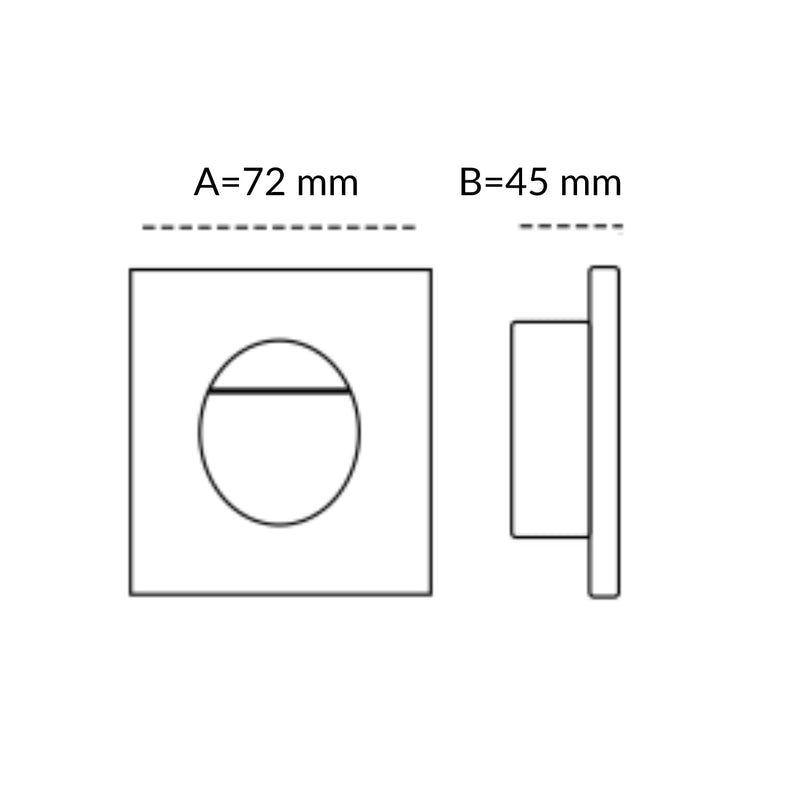 Luz LED de cortesia para exterior CAELI S - Wattko