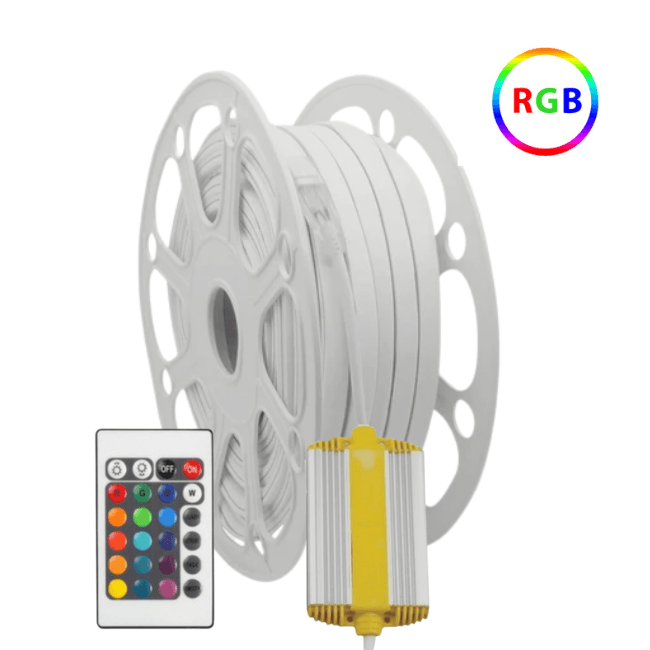 Manguera RGB Neon LED para exterior 110V , Atenuable - Wattko