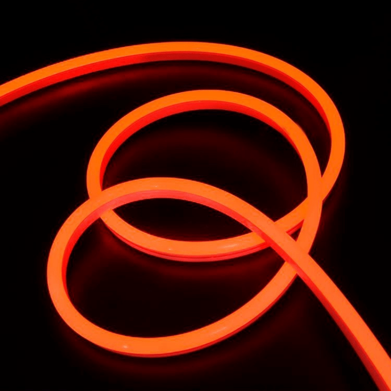 Metro Manguera Neon LED Naranja 6W 110V Resitente Al Agua - Wattko