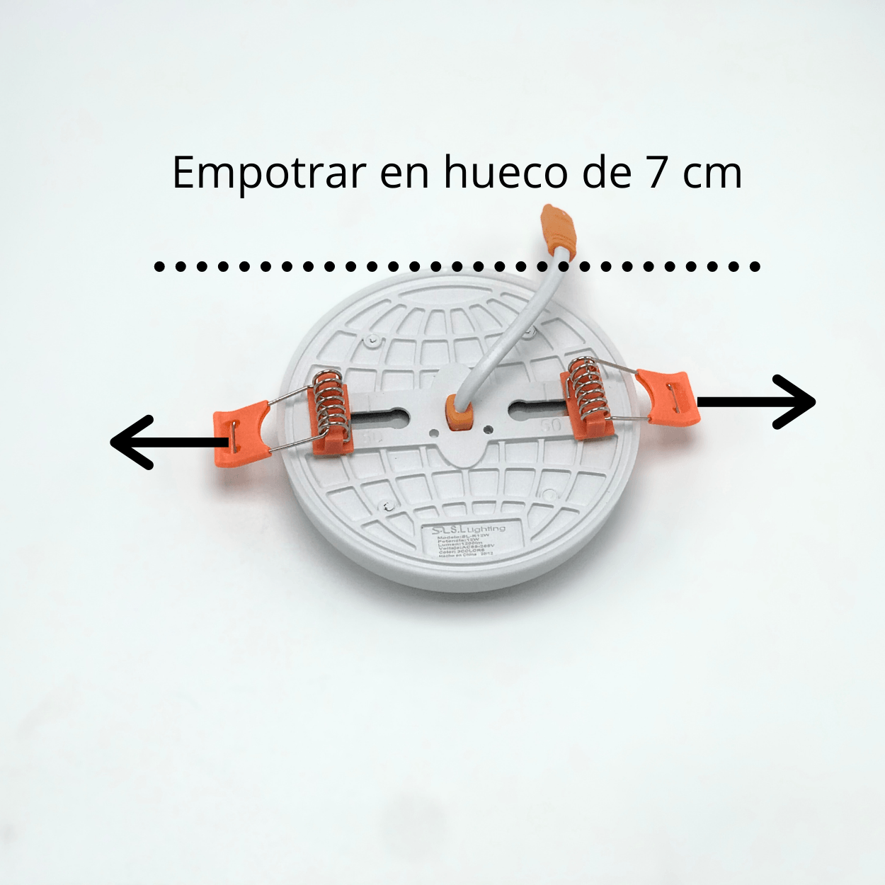 Panel Ajustable para Empotrar Redondo SL - Wattko