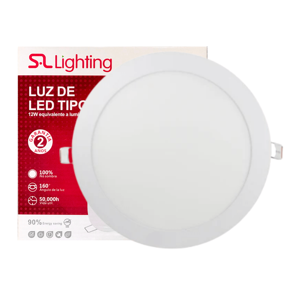 Panel Empotrar Redondo 24W Blanco Frío o Cálido - Wattko