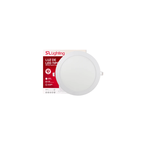 Panel Empotrar Redondo 6W Blanco Frío o Cálido - Wattko