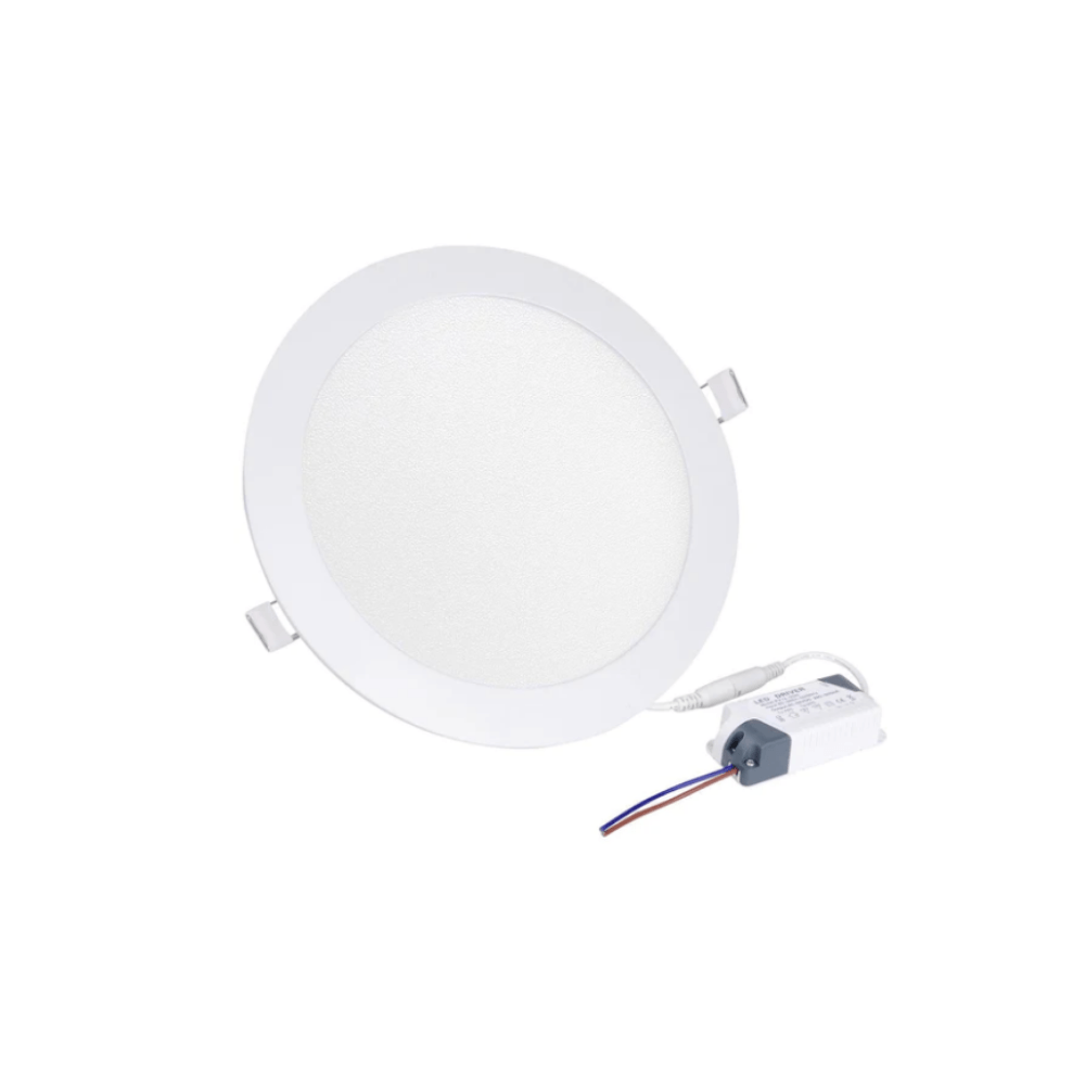 Panel Empotrar Redondo 9W Blanco Frío o Cálido - Wattko