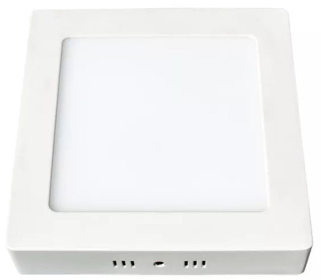 Panel Led cuadrado fat para sobreponer 18watts Blanco Cálido - Wattko