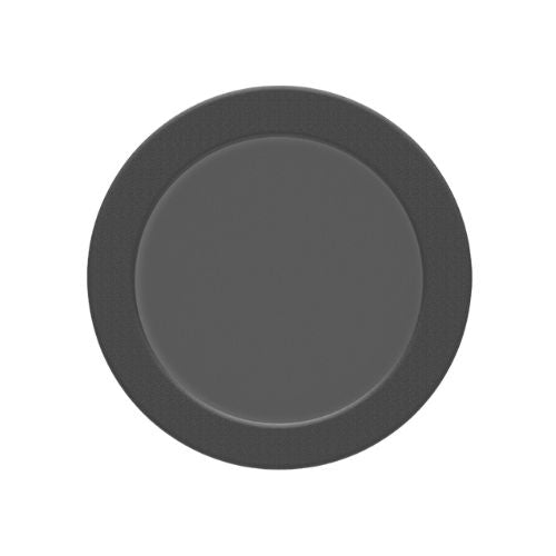 Panel Led redondo para empotrar 12watts policarbonato acabado negro - Wattko