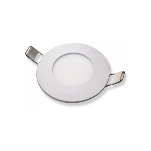 Panel Led slim redondo para empotrar 3watts Blanco Cálido - Wattko