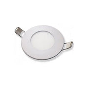 Panel Led slim redondo para empotrar 3watts Blanco Cálido - Wattko