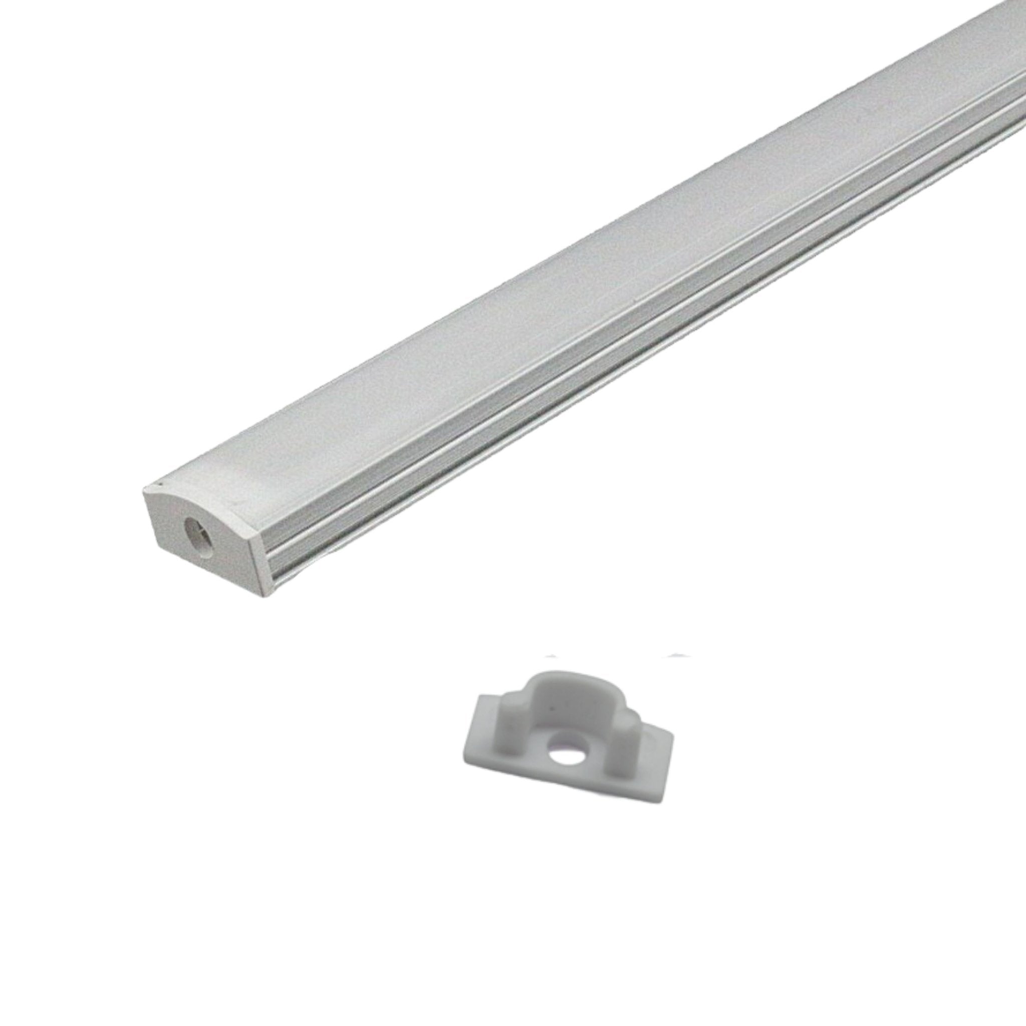 Perfil 103 Accesorios 2 Grapas y 2 Tapas - Wattko