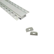 Perfil Aluminio De Plafón 6114 PL Empotrar 61.1X14 MM - Wattko