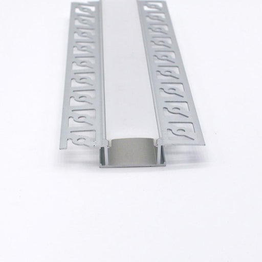 Perfil Aluminio De Plafón 6114 PL Empotrar 61.1X14 MM - Wattko