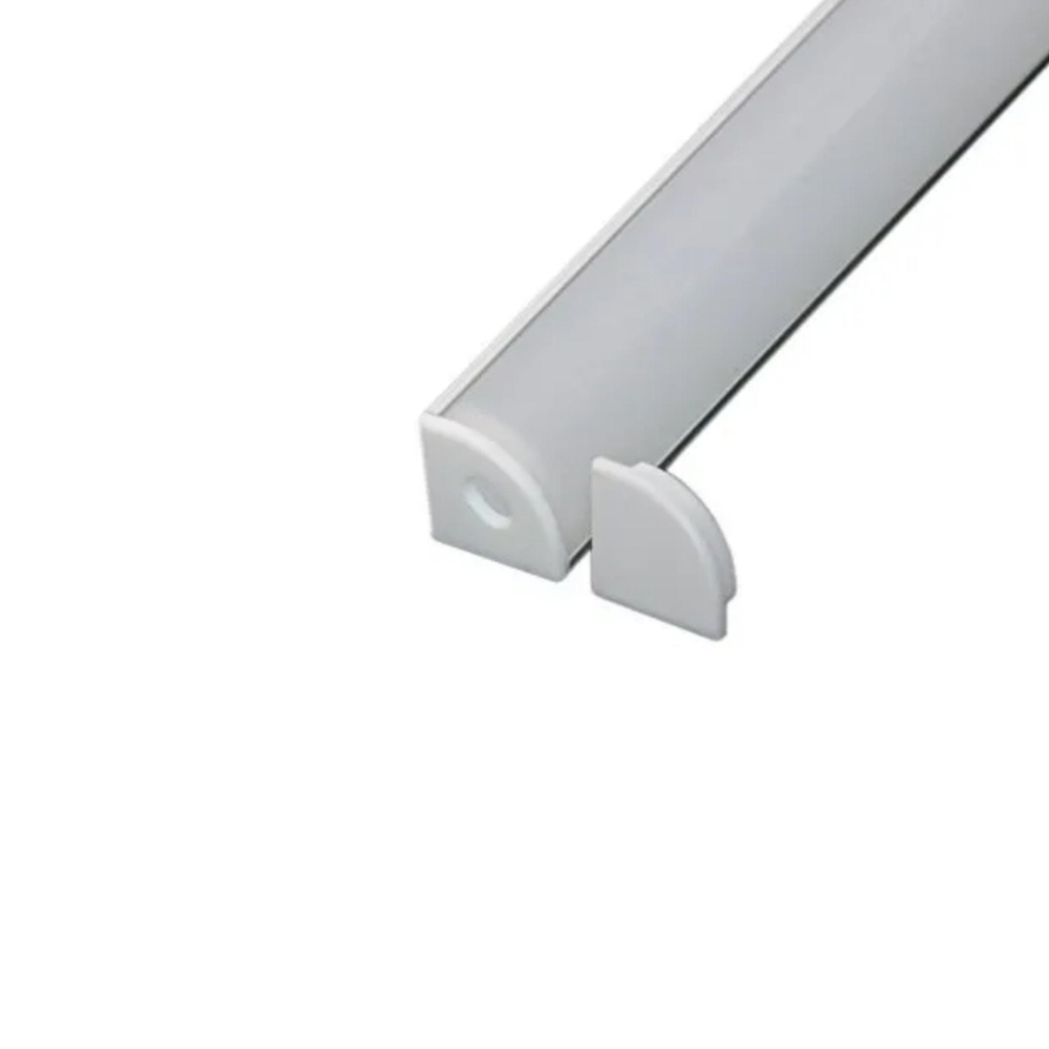 Perfil Esquinero 121 Accesorios 2 Tapas y 2 Grapas Para Perfil - Wattko