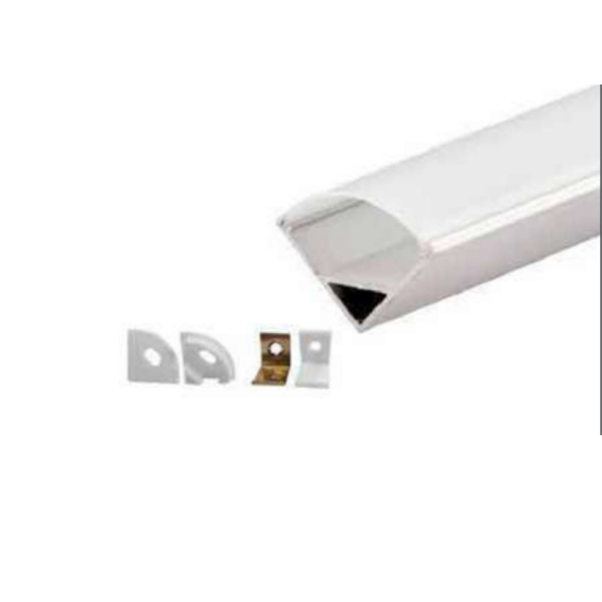 Perfil Esquinero Aluminio 121 Sobreponer 15.8X15.8MM - Wattko