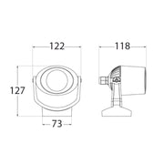 Reflector Jardín Con Estaca Para Foco GU10 De Tecnopolímeros, Uso Exterior - Wattko