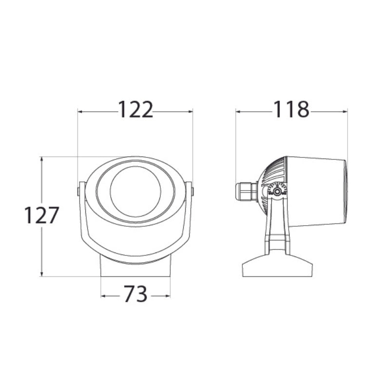 Reflector Jardín Para Foco GU10 De Tecnopolímeros, Uso Exterior - Wattko