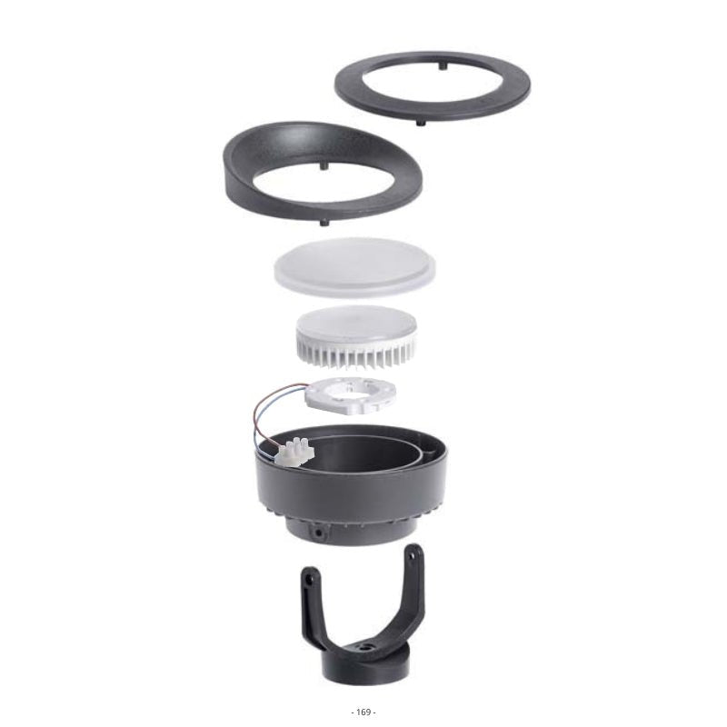 Reflector LED Jardín 10W De Tecnopolímeros, Uso Exterior - Wattko