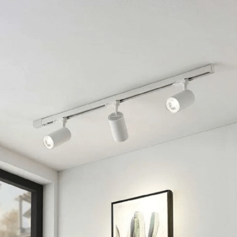 Riel Electrificado Blanco 110V Sobreponer 97.3 CM - Wattko