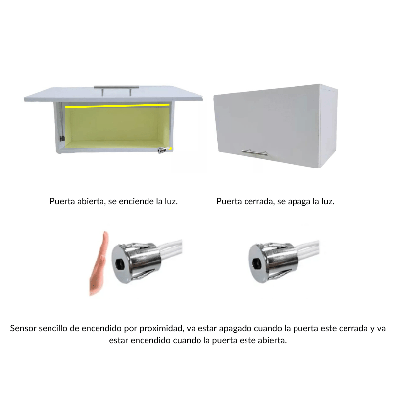 Sensor Doble Para Encendido Y Apagado Por Proximidad - Wattko