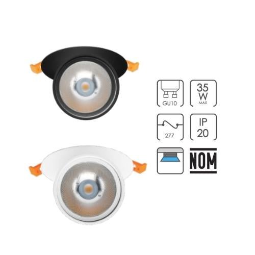 Spot Empotrar Dirigible Para Foco GU10 - Wattko