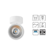 Spot Sobreponer Color Blanco Dirigible Para Foco GU10 - Wattko