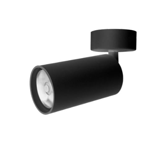 Spot Sobreponer Color Negro Dirigible Para Foco GU10 - Wattko