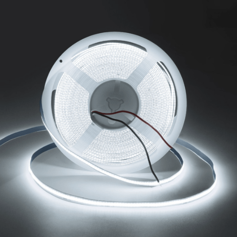 Tira LED COB 5M 24V 6500K Blanco Frío/ 10 Watts Por Metro - Wattko