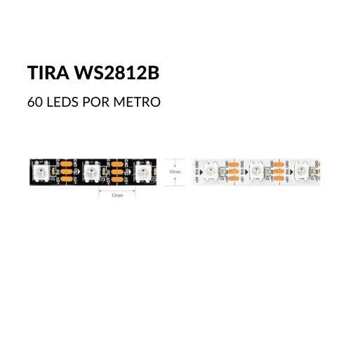 Tira Led Pixel Ws2812b Última Generación 3 Chips En 1 - Wattko